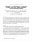 Research paper thumbnail of Contribución de la Paleofitogeografía a la interpretación del paisaje vegetal ibérico: estado de conocimientos y nuevas perspectivas de investigación