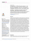 Research paper thumbnail of Upregulation of ERK phosphorylation in rat dorsal root ganglion neurons contributes to oxaliplatin-induced chronic neuropathic pain