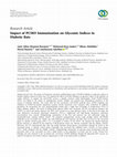 Research paper thumbnail of Impact of PCSK9 Immunization on Glycemic Indices in Diabetic Rats