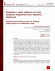 Research paper thumbnail of Dialéctica y razón práctica en Pedro Abelardo: independencia o laberinto intelectual