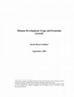 Research paper thumbnail of Human Development Traps and Economic Growth