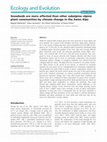 Research paper thumbnail of Snowbeds are more affected than other subalpine-alpine plant communities by climate change in the Swiss Alps