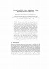 Research paper thumbnail of On the Possibility of Key Agreement Using Variable Directional Antenna