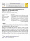 Research paper thumbnail of Strip-saturation model for piezoelectric plane weakened by two collinear cracks with coalesced interior zones