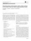 Research paper thumbnail of Integrating isotopes and documentary evidence: dietary patterns in a late medieval and early modern mining community, Sweden