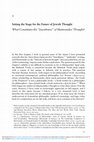 Research paper thumbnail of Ch. 1 Setting the Stage for the Future of Jewish Thought  [first chapter in Maimonides and the Shaping of the Jewish Canon (Cambridge University Press)]