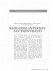 Research paper thumbnail of Reducing Internet