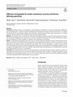 Research paper thumbnail of Diffusion tractography for awake craniotomy: accuracy and factors affecting specificity