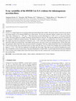 Research paper thumbnail of X-ray variability of the HMXB Cen X−3: evidence for inhomogeneous accretion flows