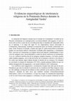 Research paper thumbnail of Evidencias arqueológicas de intolerancia religiosa en la Península Ibérica durante la Antigüedad Tardía