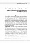 Research paper thumbnail of Bilgi İletişim Teknolojilerinin Okumaya Yönelik Tutuma Etkisi