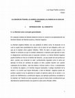 Research paper thumbnail of La Libertad de Tránsito, un análisis conceptual y su materia en el Juicio de Amparo.