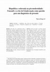 Research paper thumbnail of Biopolítica e soberania na pós-modernidade: Foucault e a crise do Estado-nação como questão para um diagnóstico do presente