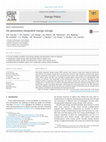 Research paper thumbnail of On generation-integrated energy storage