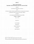 Research paper thumbnail of DRAFT-Review of the Literature Regarding Critical Information Needs of the American Public