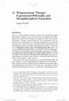 Research paper thumbnail of Wittgensteinian ‘Therapy’, Experimental Philosophy, and Metaphilosophical Naturalism