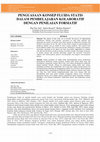 Research paper thumbnail of Penguasaan Konsep Fluida Statis Dalam Pembelajaran Kolaboratif Dengan Penilaian Formatif