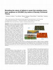 Research paper thumbnail of Revealing the nature of defects in quasi free standing mono-layer graphene on SiC(0001) by means of Density Functional Theory