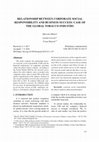 Research paper thumbnail of Relationship between corporate social responsibility and business success: Case of the global tobacco industry