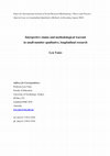 Research paper thumbnail of Paper for International Journal of Social Research Methodology: Theory and Practice