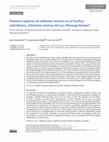 Research paper thumbnail of Primeros registros de elefantes marinos en el Pacífico colombiano: ¿Elefantes marinos del sur, Mirounga leonina?