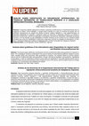 Research paper thumbnail of Análise sobre orientações da Organização Internacional do Trabalho referentes ao trabalhador migrante e a legislação infraconstitucional brasileira