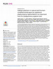 Research paper thumbnail of Habitat selection in natural and human-modified landscapes by capybaras (Hydrochoerus hydrochaeris), an important host for Amblyomma sculptum ticks