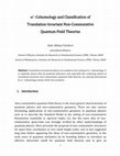 Research paper thumbnail of alpha^star-Cohomology and Classification of Translation-Invariant Non-Commutative Quantum Field Theories