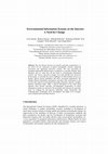 Research paper thumbnail of Environmental Information Systems on the Internet - A Need for Change