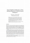 Research paper thumbnail of Vector Symbolic Architectures: A New Building Material for Artificial General Intelligence