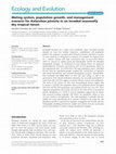 Research paper thumbnail of Mating system, population growth, and management scenario forKalanchoe pinnatain an invaded seasonally dry tropical forest