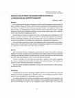 Research paper thumbnail of Arquitectura en Tierra: Reflexiones Sobre Su Estudio en La Arqueologia Del Noroeste Argentino