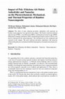 Research paper thumbnail of Impact of Poly (Ethylene-Alt-Maleic Anhydride) and Nanoclay on the Physicochemical, Mechanical, and Thermal Properties of Bamboo Nanocomposite