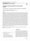 Research paper thumbnail of Investigation of boring on gunmetal in dry, wet and cryogenic conditions