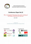 Research paper thumbnail of ERPI 2018 International Conference Authoritarian Populism and the Rural World Was it rural populism? Returning to the country, "catching up," and trying to understand the Trump vote Was it rural populism? Returning to the country, "catching up," and trying to understand the Trump vote