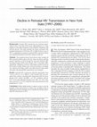 Research paper thumbnail of Decline in Perinatal HIV Transmission in New York State (1997-2000)