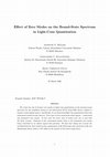 Research paper thumbnail of Effect of zero modes on the bound-state spectrum in light-cone quantisation