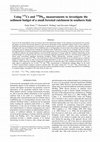 Research paper thumbnail of Using 137 Cs and 210 Pb ex measurements to investigate the sediment budget of a small forested catchment in southern Italy