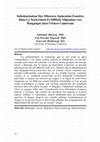 Research paper thumbnail of Sédentarisation Des Mbororo, Saturation Foncière Dans Le Nord-Ouest Et Difficile Migration vers Bangangté dans l‘Ouest-Cameroun