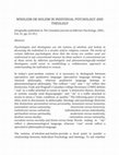 Research paper thumbnail of Wholism or Holism in Individual Psychology and Theology [Reprinted]