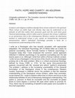 Research paper thumbnail of Faith, Hope and Charity: An Adlerian Understanding [Reprinted]