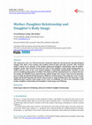 Research paper thumbnail of Mother-Daughter Relationship and Daughter’s Body Imag