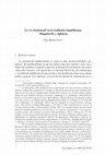 Research paper thumbnail of La "vis dominandi" en la tradición republicana: Maquiavelo y Spinoza