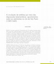 Research paper thumbnail of A circulação de artefatos por meio das disposições testamentárias: apontamentos sobre as vestimentas na vila de São Paulo (1580-1640)