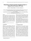 Research paper thumbnail of Manipulation of inherent properties of graphene through co- doping of Si and Ge atoms; a DFT study