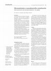 Research paper thumbnail of Micronutrientes y neurodesarrollo: actualización