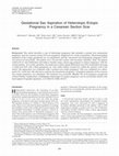 Research paper thumbnail of Gestational Sac Aspiration of Heterotopic Ectopic Pregnancy in a Cesarean Section Scar