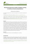 Research paper thumbnail of Reviewing productivity studies of skidders working in coniferous forests and plantations