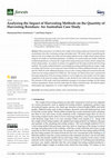 Research paper thumbnail of Analysing the Impact of Harvesting Methods on the Quantity of Harvesting Residues: An Australian Case Study