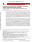 Research paper thumbnail of Pan-European sustainable forest management indicators for assessing Climate-Smart Forestry in Europe